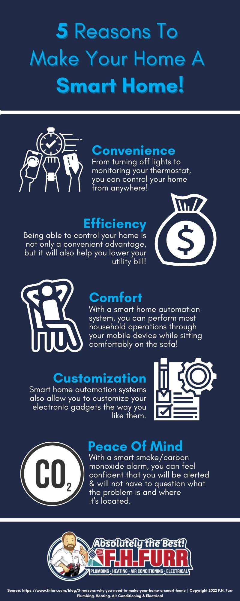 Infographic: 5 Reasons To Make Your Home A Smart Home